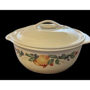 Corelle Coordinates Abundance 2.5 Quart Casserole With Lid EUC